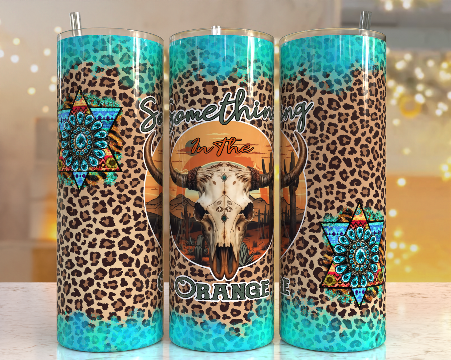 20 oz Tumbler Something in the Orange Skull