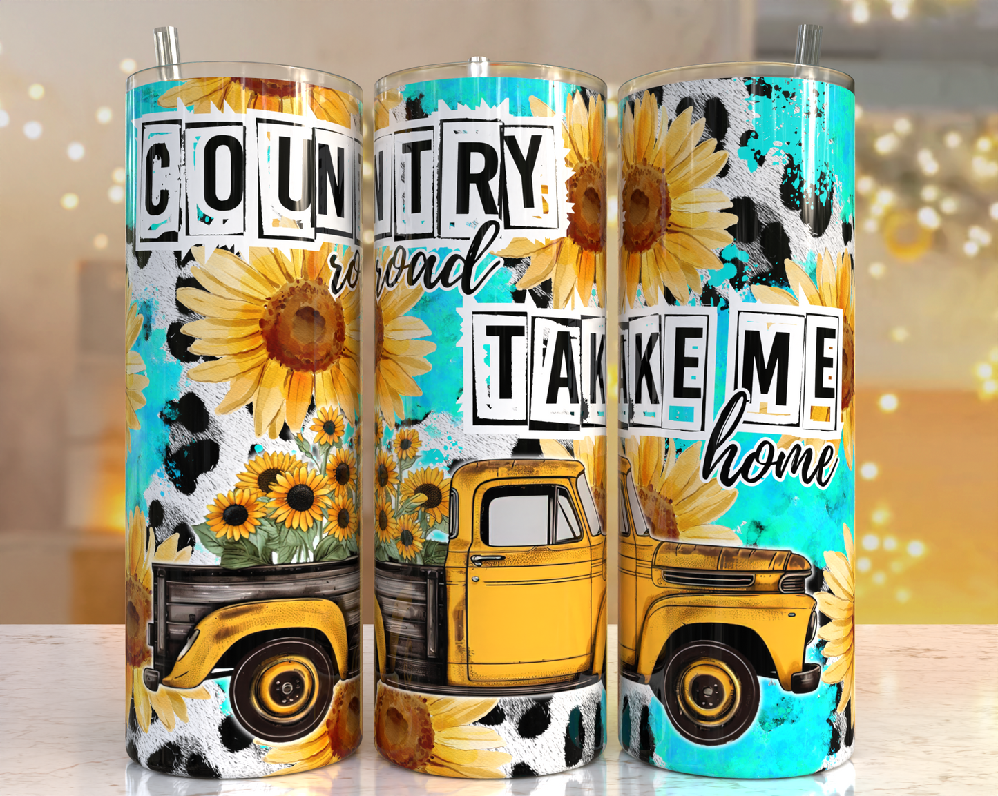 20 oz Tumbler Country Roads