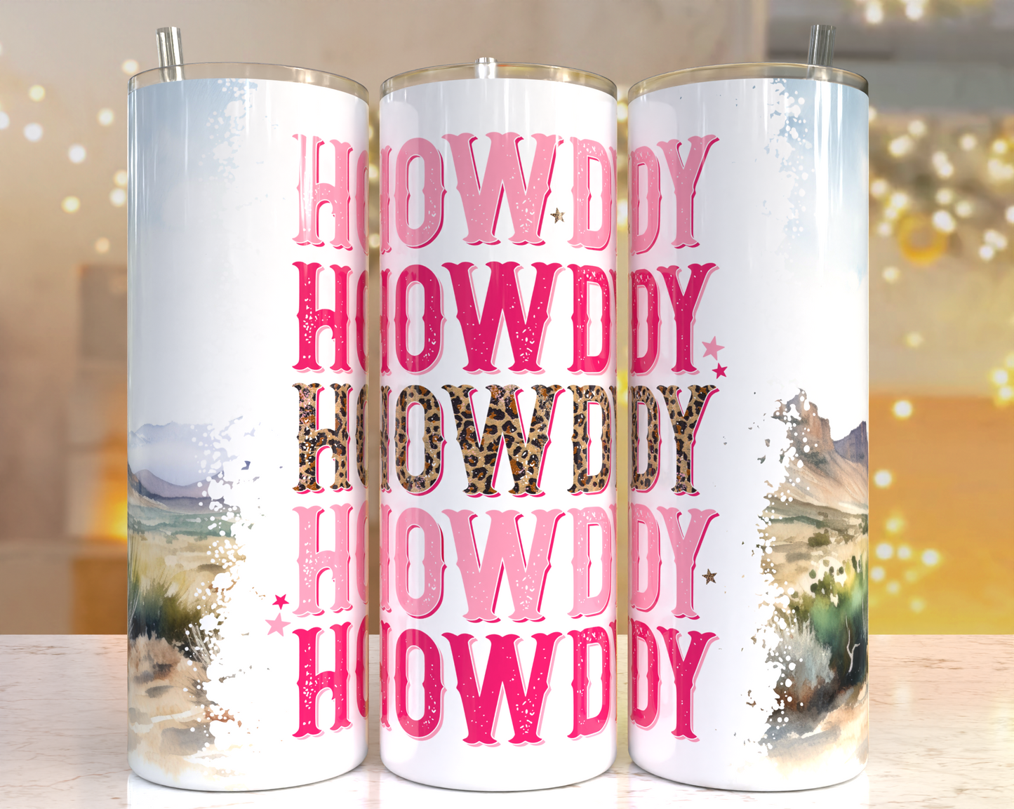 20 oz Tumbler Howdy