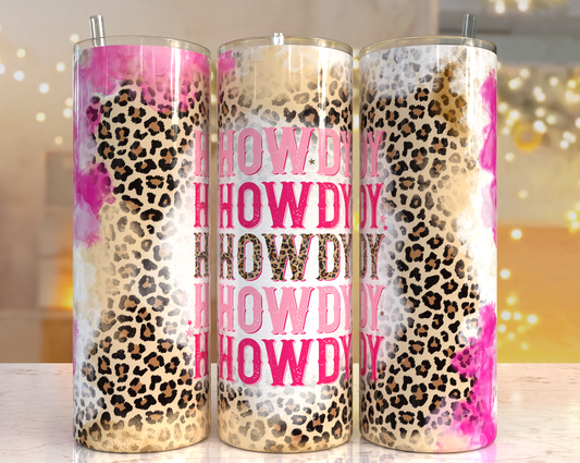 20 oz Tumbler Howdy